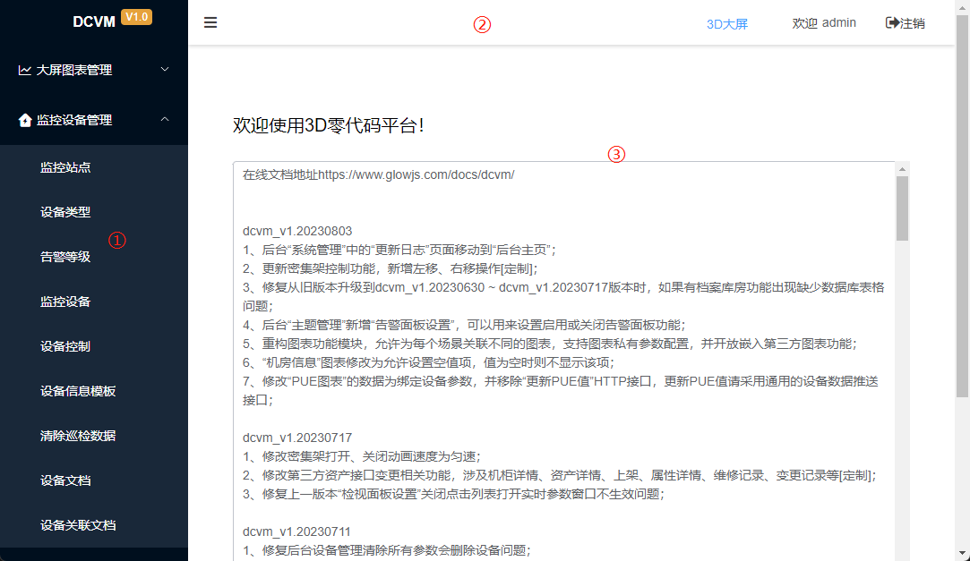 后台管理页面布局