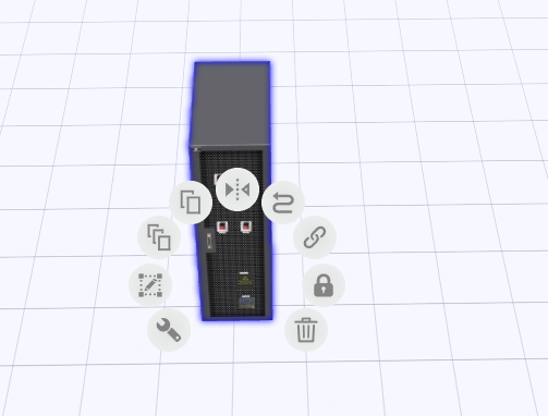 选中物体