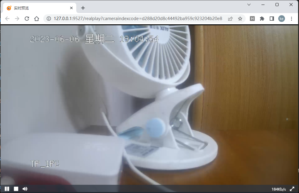 单路视频播放